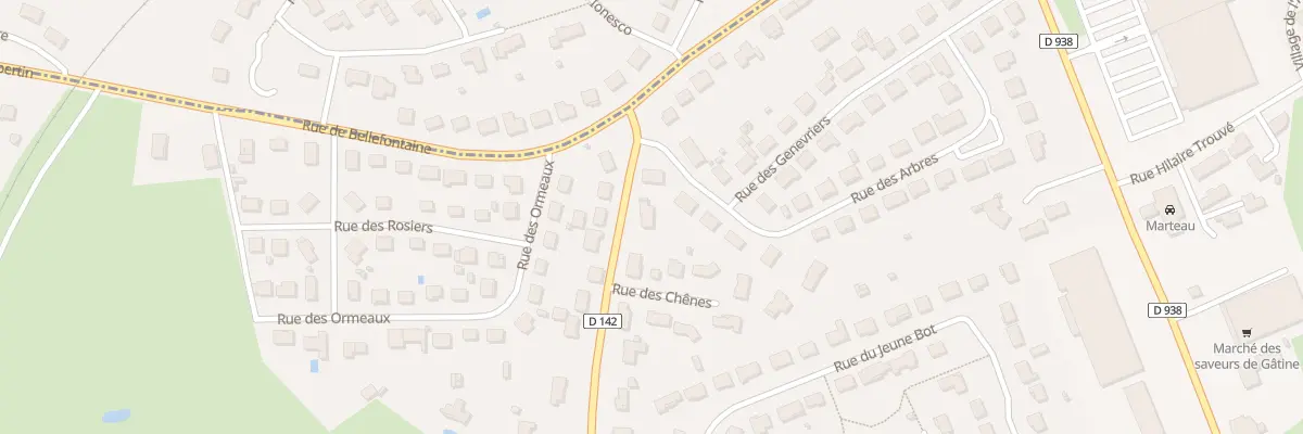 Plan du 35 Rue des Arbres à Pompaire