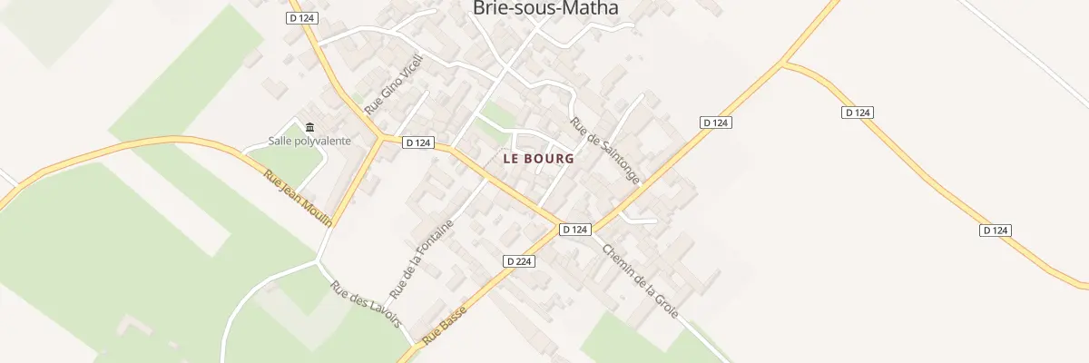 Plan du 1 Rue du Quéreux à Brie-sous-Matha