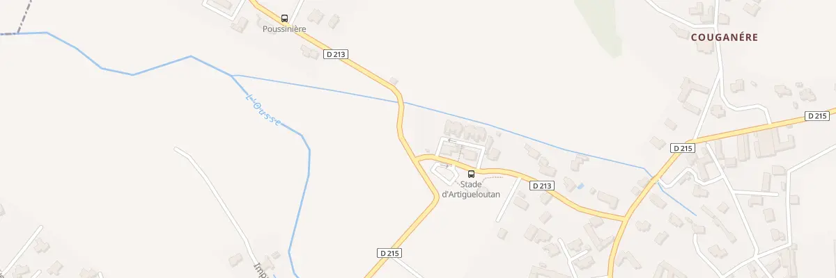 Plan du 12 Rue de la vallée de l’Ousse à Artigueloutan