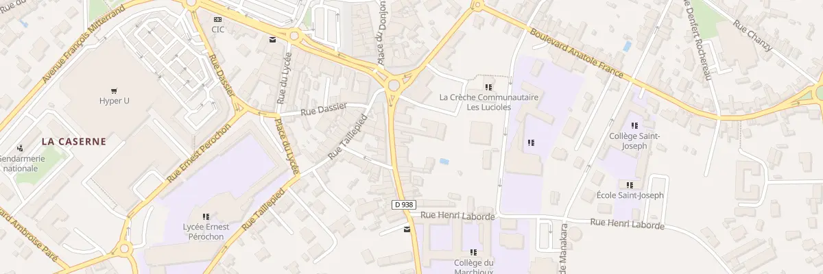Plan du 7 Rue du Marchioux à Parthenay