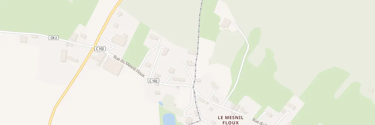 Plan du 5025 Le Mesnil Flou à Fourneaux-le-Val