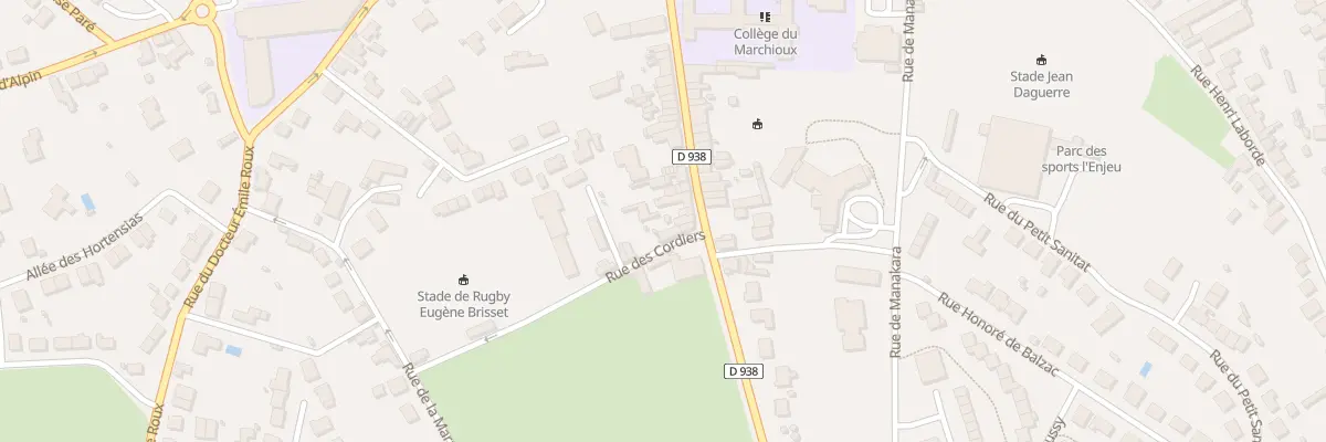 Plan du 88 Rue du Marchioux à Parthenay