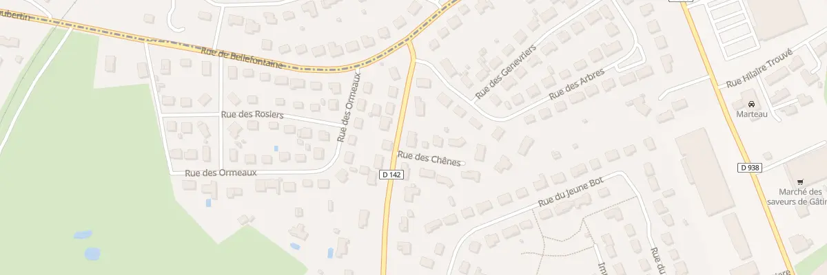 Plan du 3 Rue de Beaulieu à Pompaire