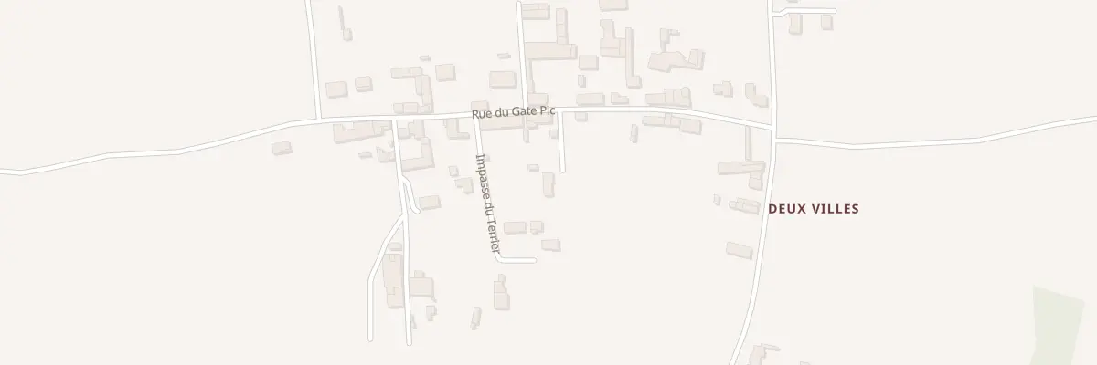 Plan du 3 Rue de Gâte Pic à Segonzac