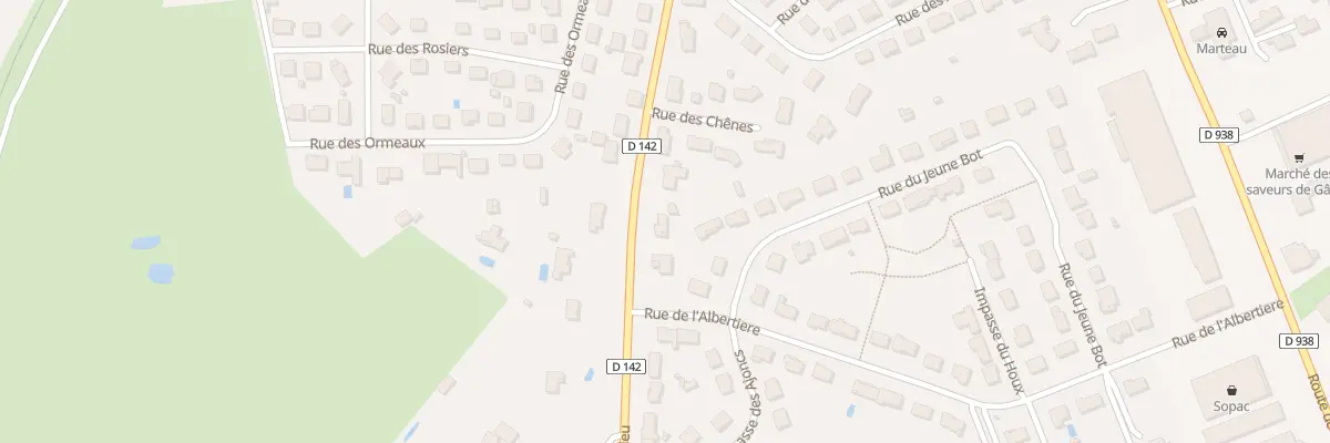 Plan du 7 Rue de Beaulieu à Pompaire
