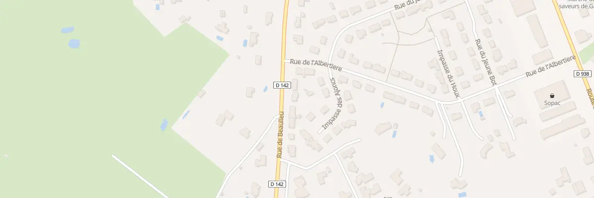 Plan du 13 Rue de Beaulieu à Pompaire