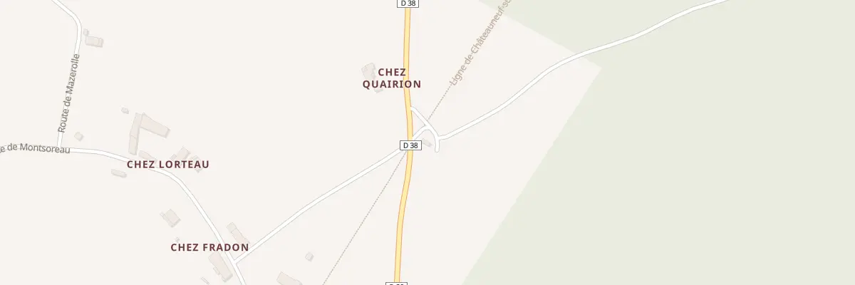 Plan du 4 Rte de Baignes à Chantillac