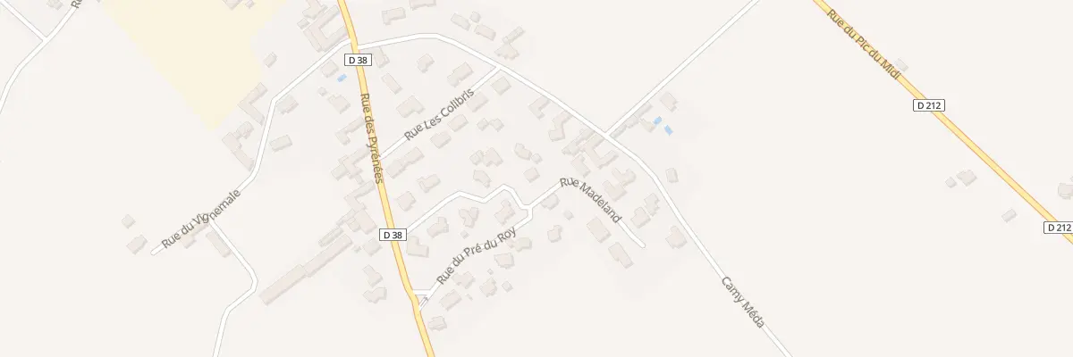 Plan du 6 Rue Madeland à Angaïs