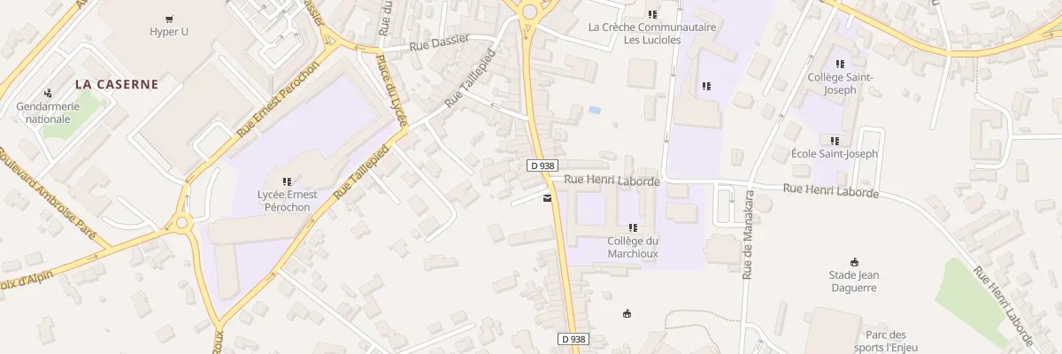 Plan du 30 Rue du Marchioux à Parthenay