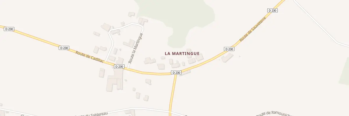 Plan du 35 Rte de Sauveterre à Monprimblanc