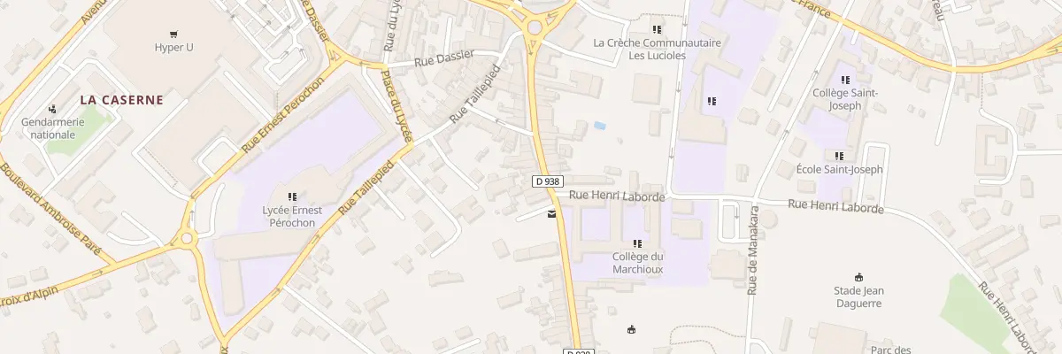 Plan du 26 Rue du Marchioux à Parthenay