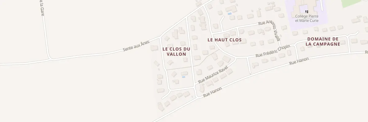 Plan du 8 Le Chemin des Fresnes à Potigny