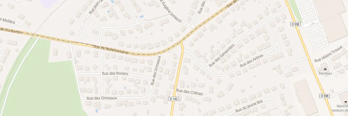 Plan du 35 Rue Bellefontaine à Pompaire