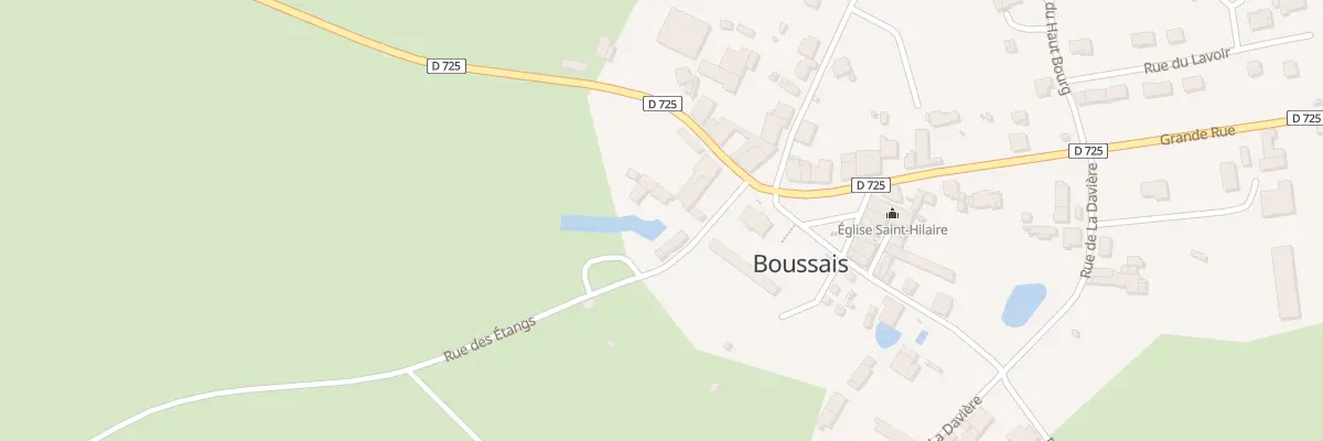 Plan du 5001 Le Bourg à Boussais