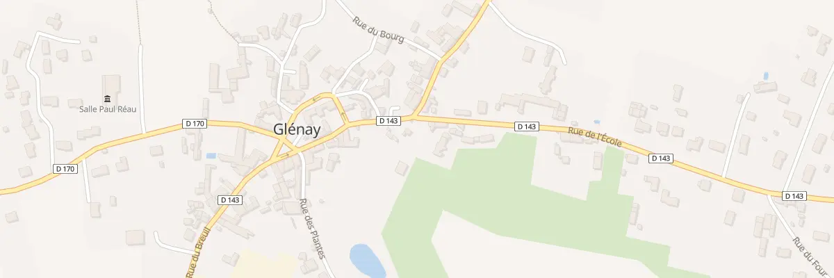 Plan du 16 Rue de l’Ecole à Glénay