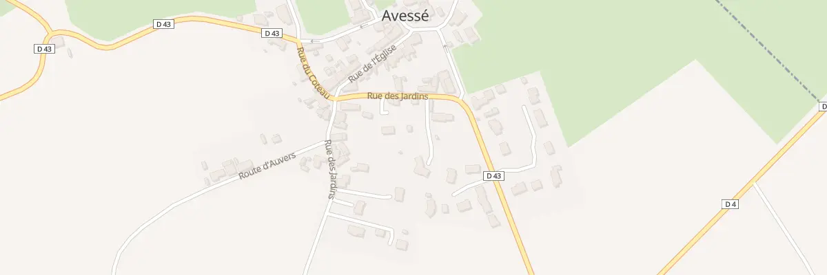 Plan du 5 Rue des Jardins à Avessé