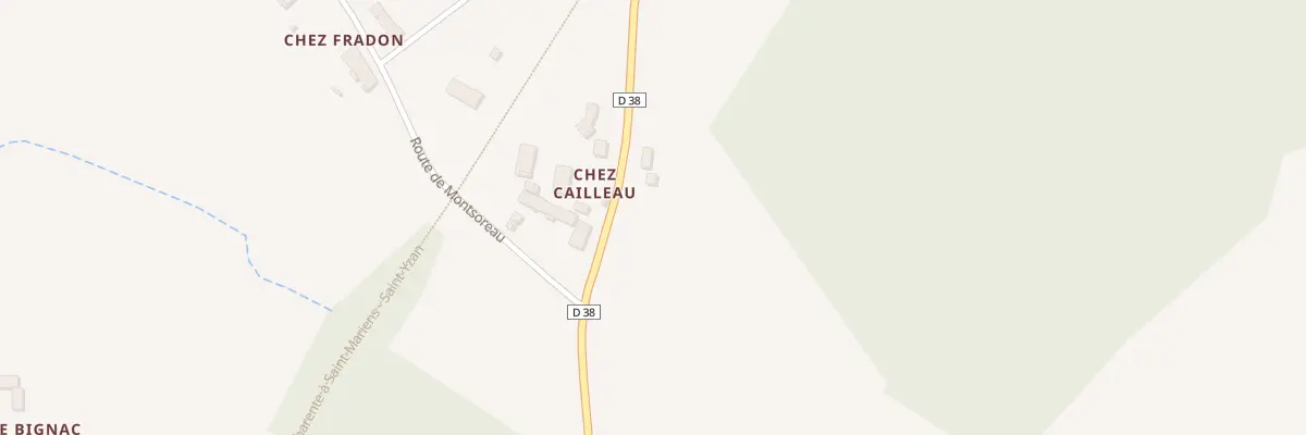Plan du 5198 Chez Verger à Chantillac