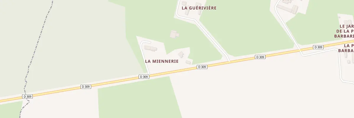 Plan du 5013A La Miennerie à Parcé-sur-Sarthe