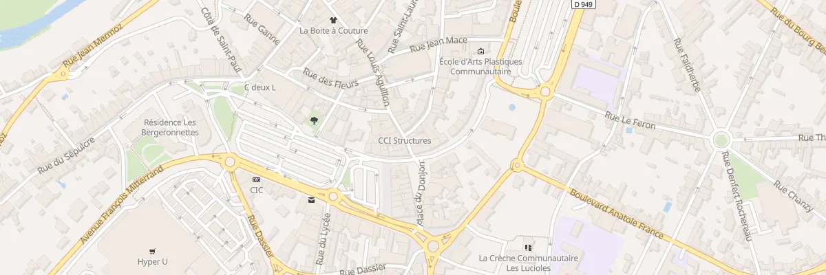 Plan du 10 Rue Louis Aguillon à Parthenay