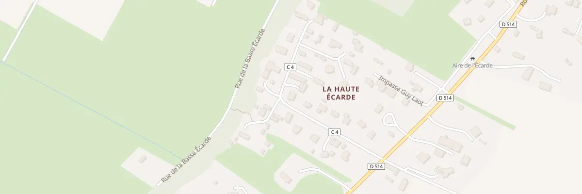 Plan du 16 Rue de la Haute Écarde à Amfreville