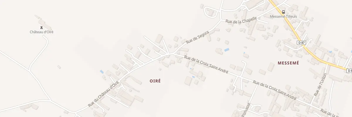Plan du 10 Rue de la Croix St Andre à Vaudelnay