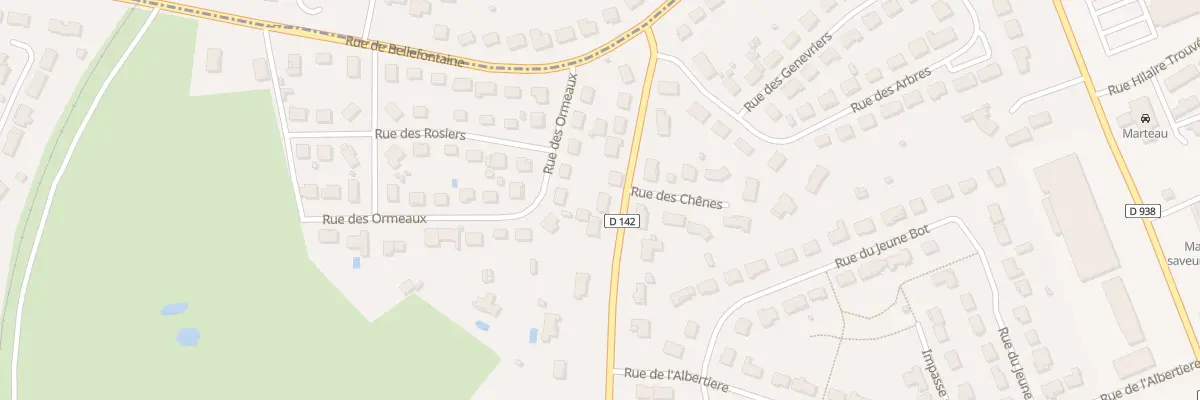 Plan du 8 Rue de Beaulieu à Pompaire
