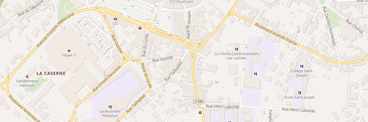 Plan du 2 Rue du Marchioux à Parthenay