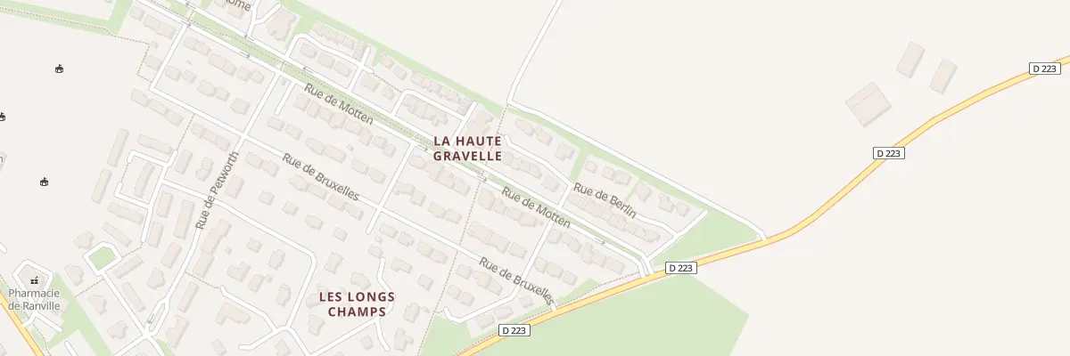 Plan du 10 Rue de Berlin à Ranville