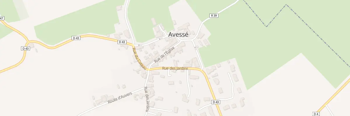 Plan du 7 Rue de L Eglise à Avessé