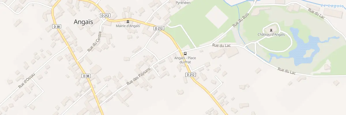 Plan du 1 Rue des Paysans à Angaïs