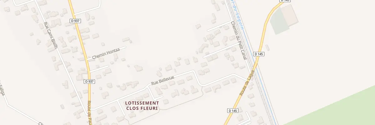 Plan du 15 Rue Bellevue à Mirepeix