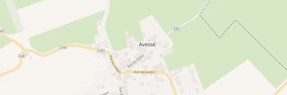 Plan du 5 Rue de la Liberation à Avessé