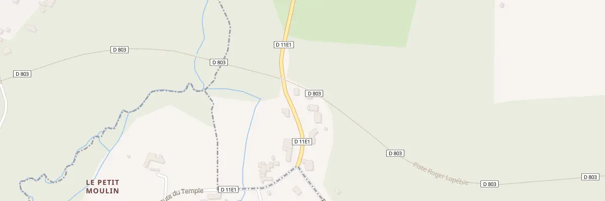 Plan du 96 Le Temple à Daignac