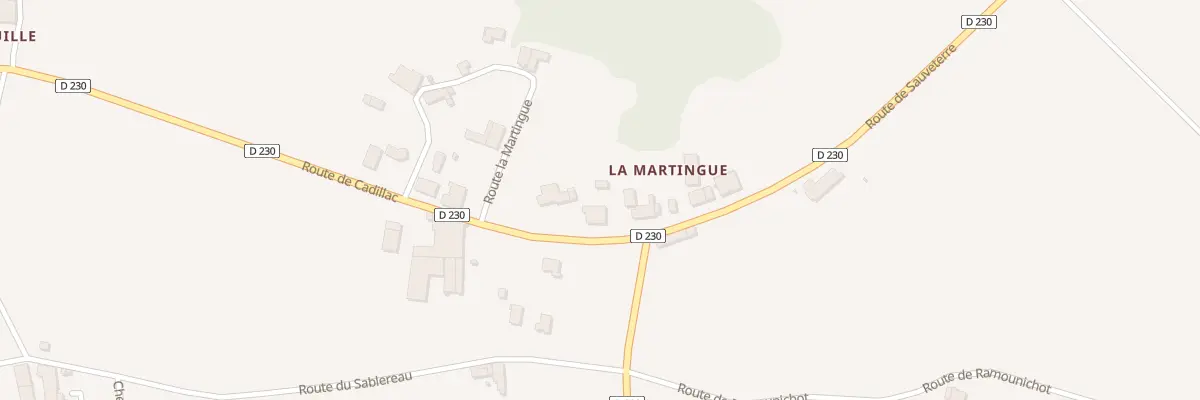 Plan du 2 La Martingue Nord à Monprimblanc