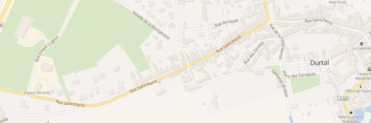 Plan du 110 Rue Saint-Pierre à Durtal