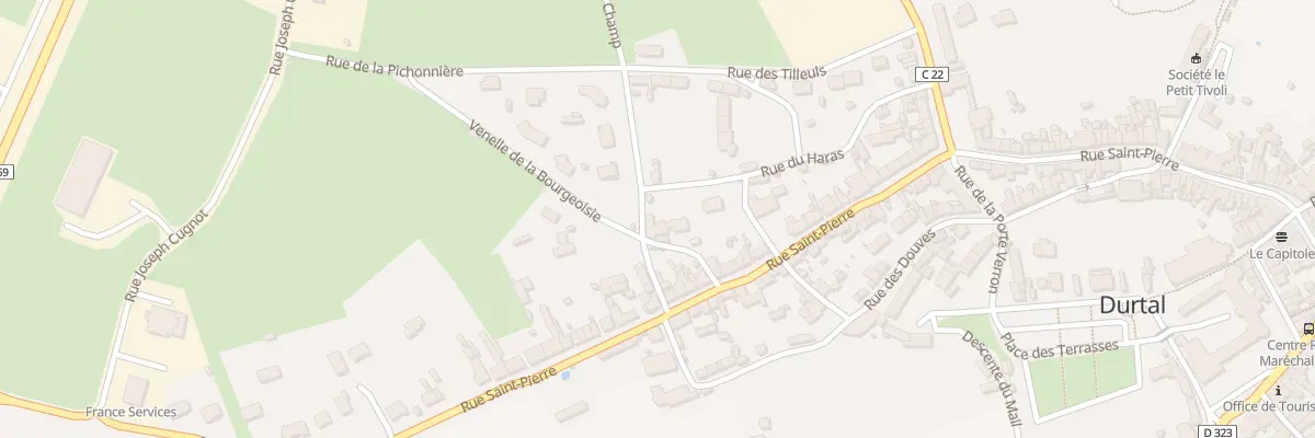 Plan du 2 Rue du Plein Champ à Durtal