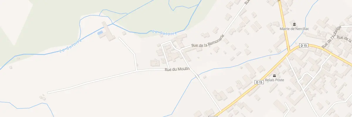 Plan du 26 Rue du Moulin à Nercillac
