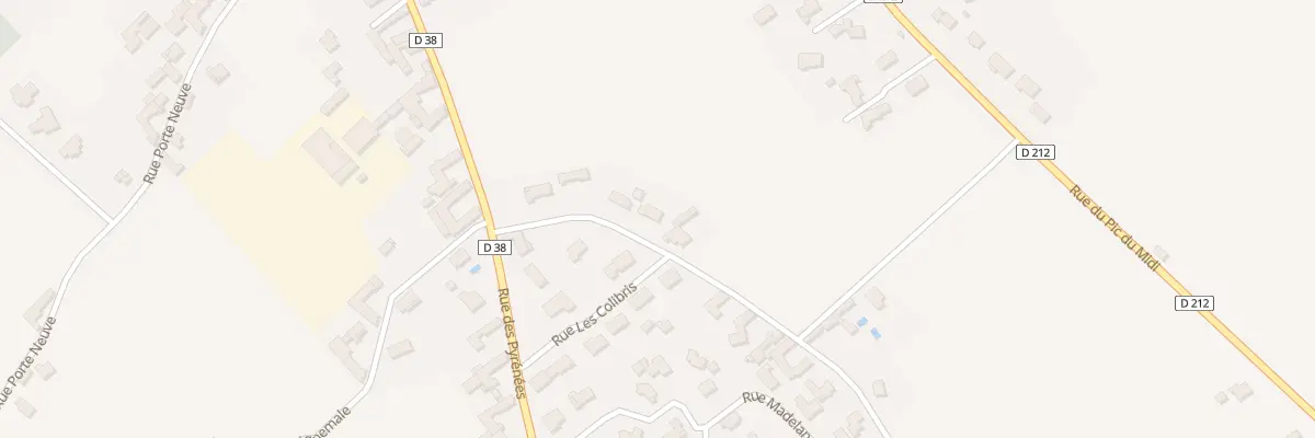 Plan du 3B Rue de la Plaine à Lanne-en-Barétous