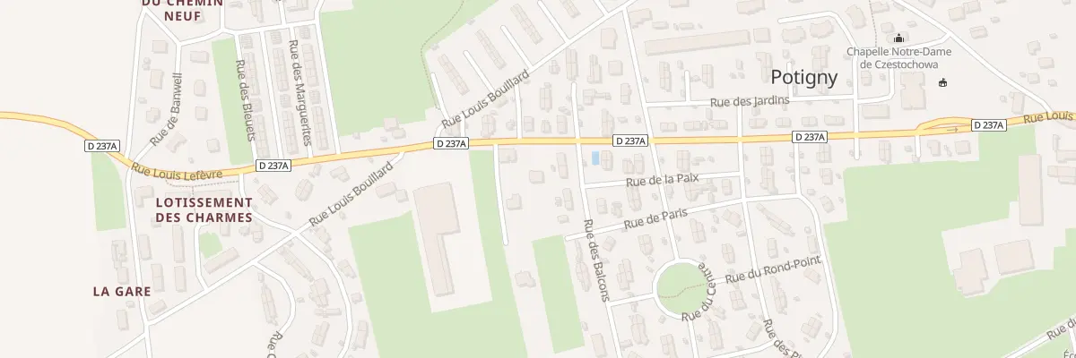 Plan du 5184 Rue Louis Lefèvre à Potigny