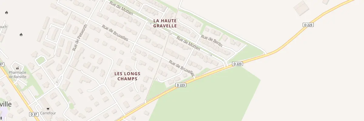 Plan du 37 Rue de Bruxelles à Ranville