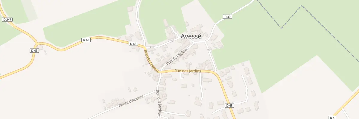 Plan du 11 Rue de L Eglise à Avessé