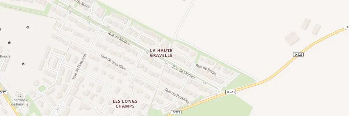 Plan du 4 Rue de Berlin à Ranville