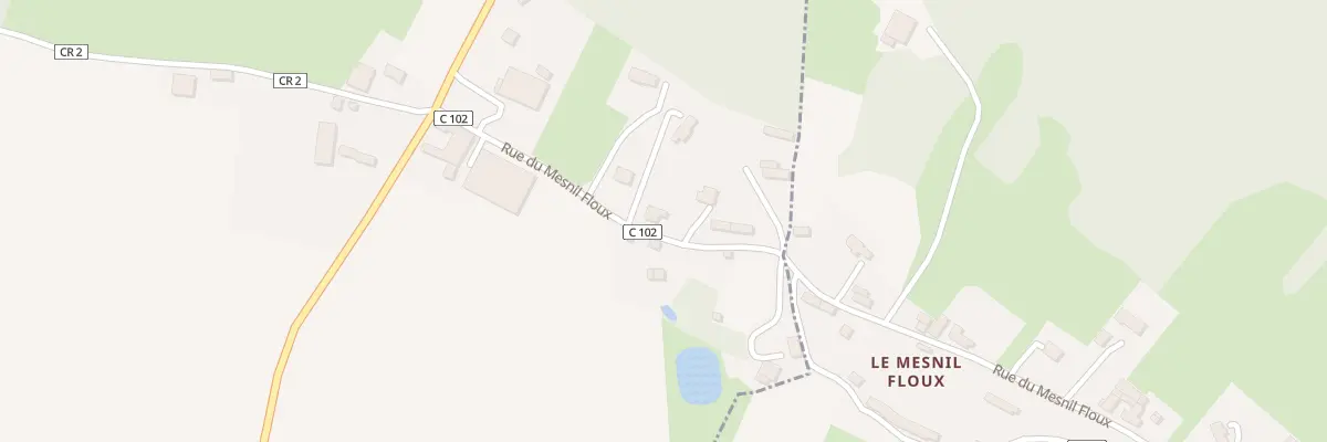 Plan du 5028 Le Mesnil Flou à Fourneaux-le-Val