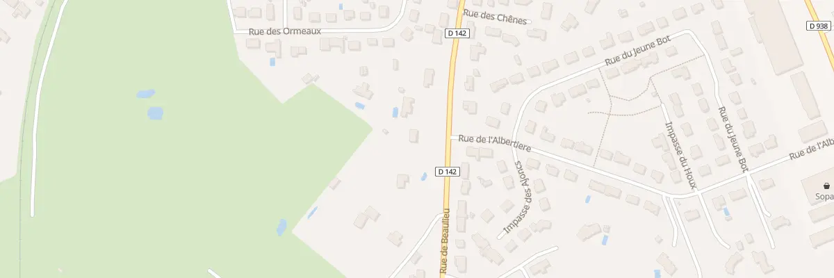 Plan du 14 Rue de Beaulieu à Pompaire