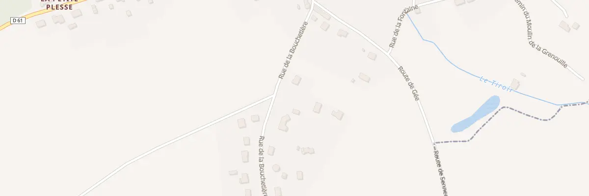 Plan du 5 Rue de la Bouchetière à Mazé-Milon