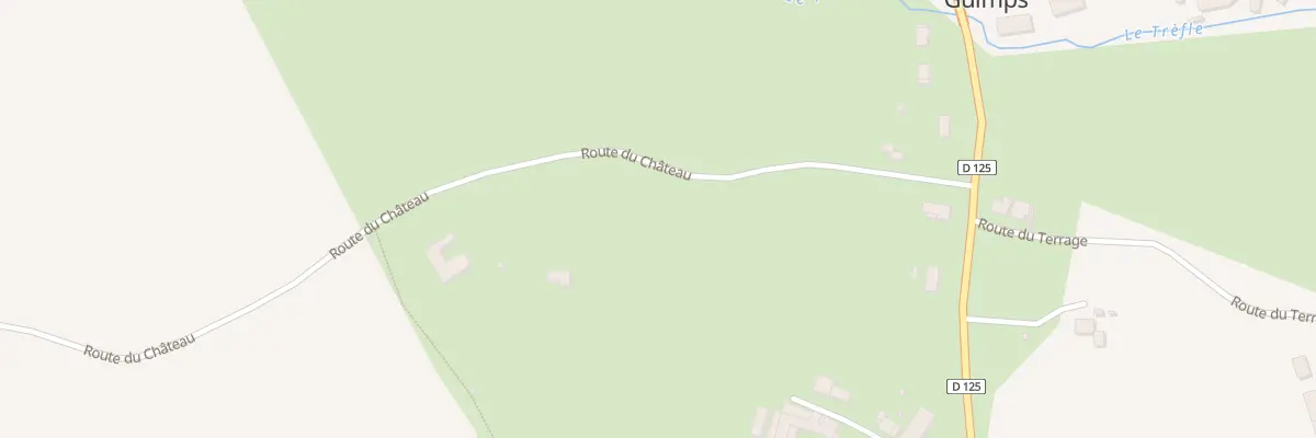 Plan du 235 Rte du Château à Guimps