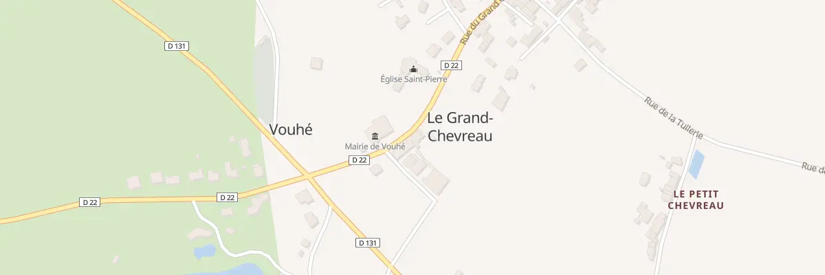 Plan du 10 Rue du Grand Chevreau à Vouhé