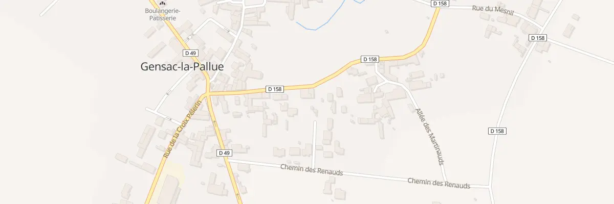 Plan du 22 Rue du Canton à Gensac-la-Pallue