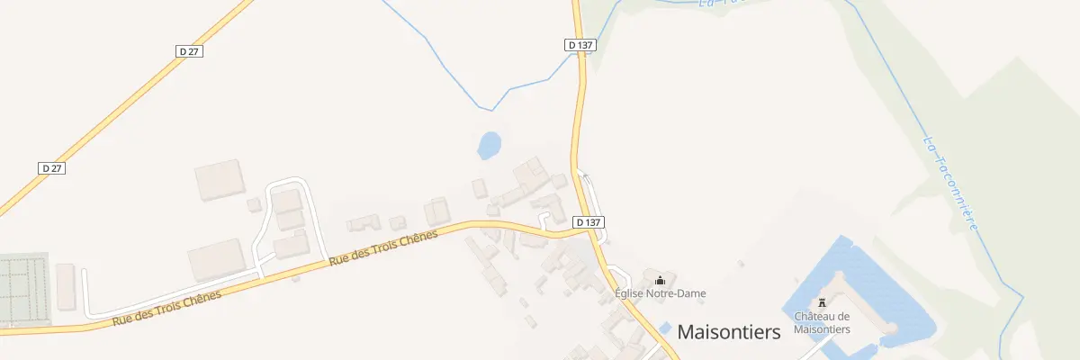 Plan du 4 Rue des 3 Chênes à Maisontiers