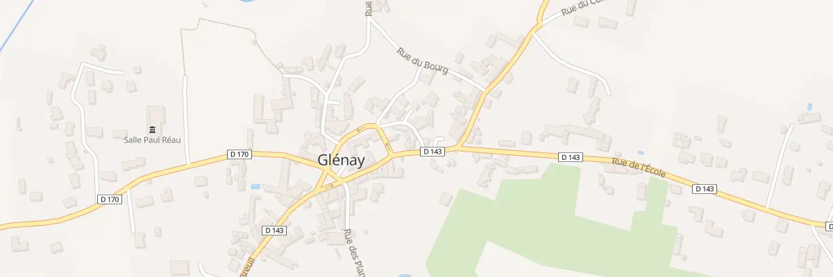 Plan du 1 Rue de la Mairie à Glénay